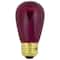Transparent Incandescent S14 Replacement Christmas Bulbs, 25ct.